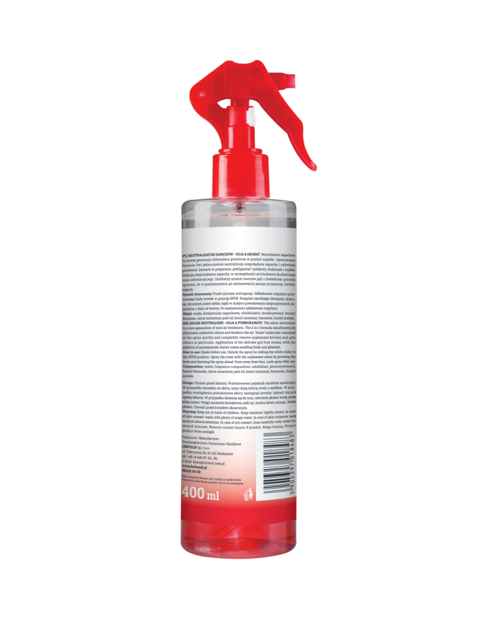 Neutralizator zapachów SPRAY beFrendi - Granat i Goja